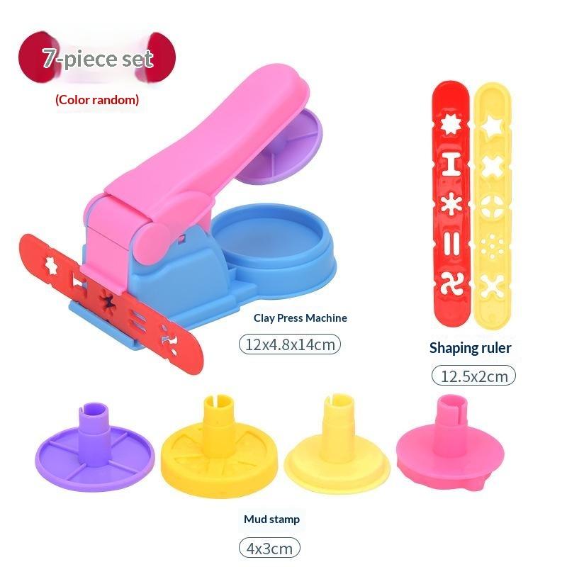 Fun Play Tools Kit For Kids Children Toddlers Playdough Extruders Knives Rollers Cutters Plasticine Clay Accessories Toy