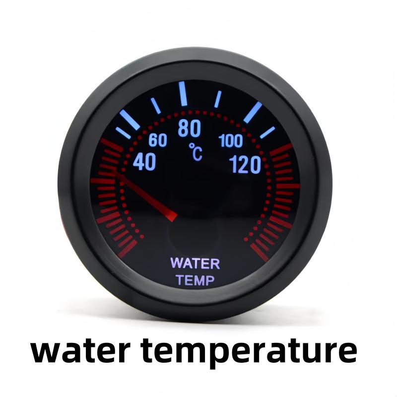 PinXin 1PC 52mm Smoke lens with sensor Boost gauge bar/Water temp/Oil temp/Oil pressure/Voltmeter/Tachometer RPM