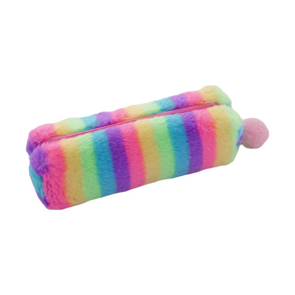 

Plush Pencil Case Large Capacity Stationery Bag Cute Pen Bag Gift Style 1