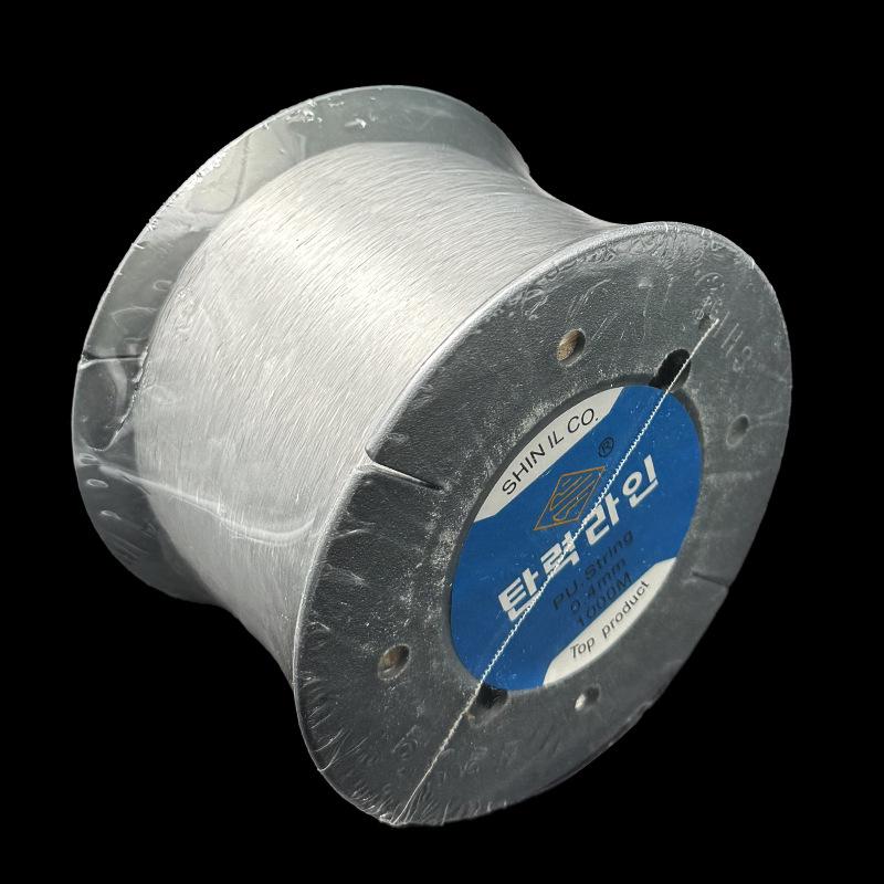 Korean Transparent Crystal Elastic Cord for DIY Beading, Wear-Resistant Round Elastic Rope Material