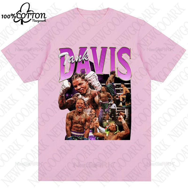 Cc Tank Gervonta Davis Retro Tshirt Harajuku Fashion Sport Boxing Short Sleeve Cotton Loose Streetwear Fans Gifts