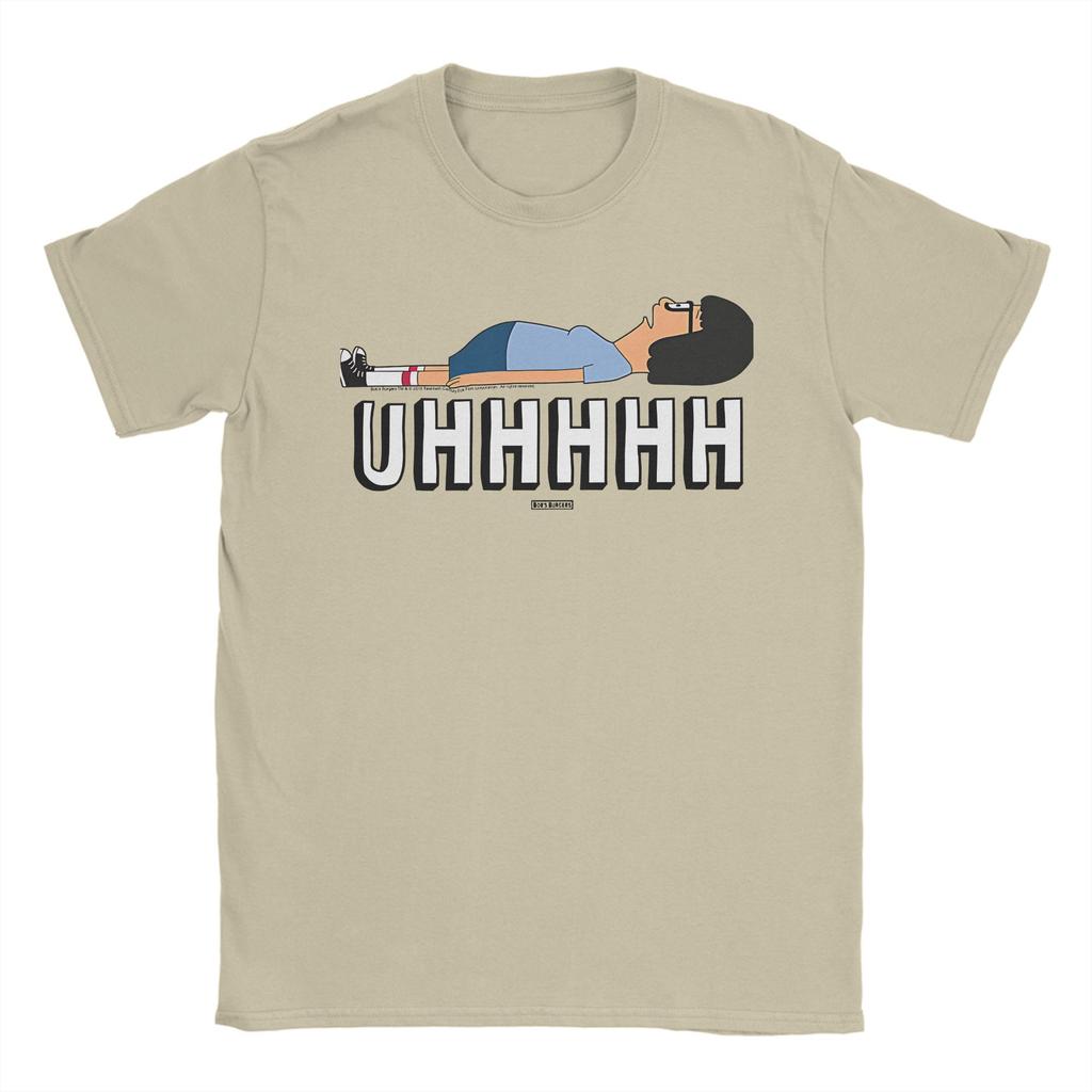 Bobs Burgers Uhhh Tina Lying On Floor Accessories Unisex T Shirts Pure Cotton Tee Printed  T-shirt Clothes