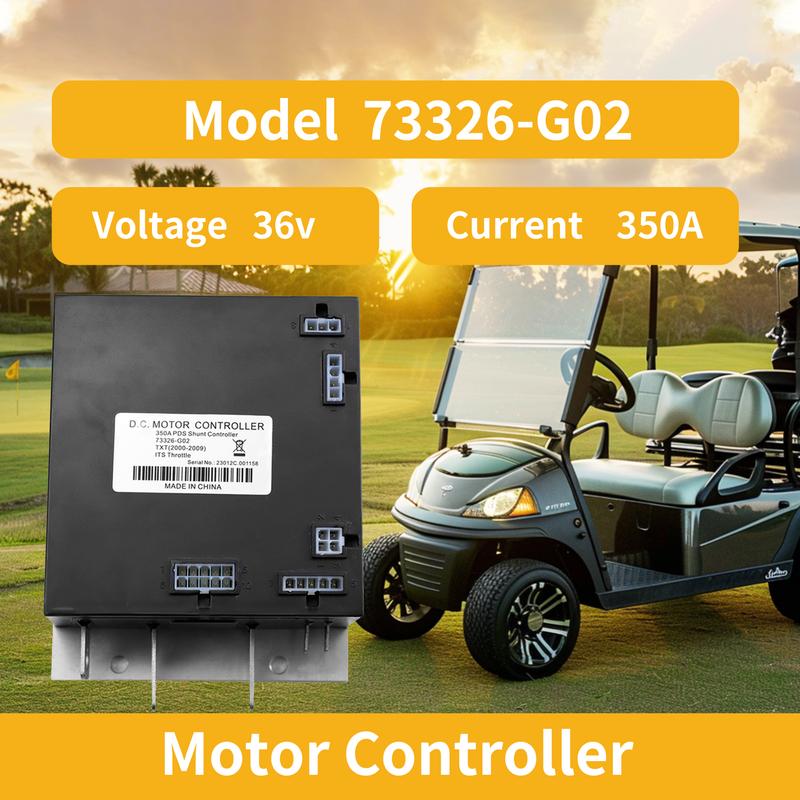 73326-G02 36V 350A Motor Controller for (2000-2009) EZGO TXT Golf Carts, Replaces 73326G04 73326G05 73326G06 73326G07 73326G08