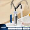 3000W Household Bathroom Instant Heating Variable Frequency Constant Temperature Electric Faucet Stainless Steel Water Heater