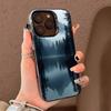 Mountain Misty Forest Phone Case for iPhone 17 17Air 16 15 14 13 12 11 Pro Max Plus Colorful Silver