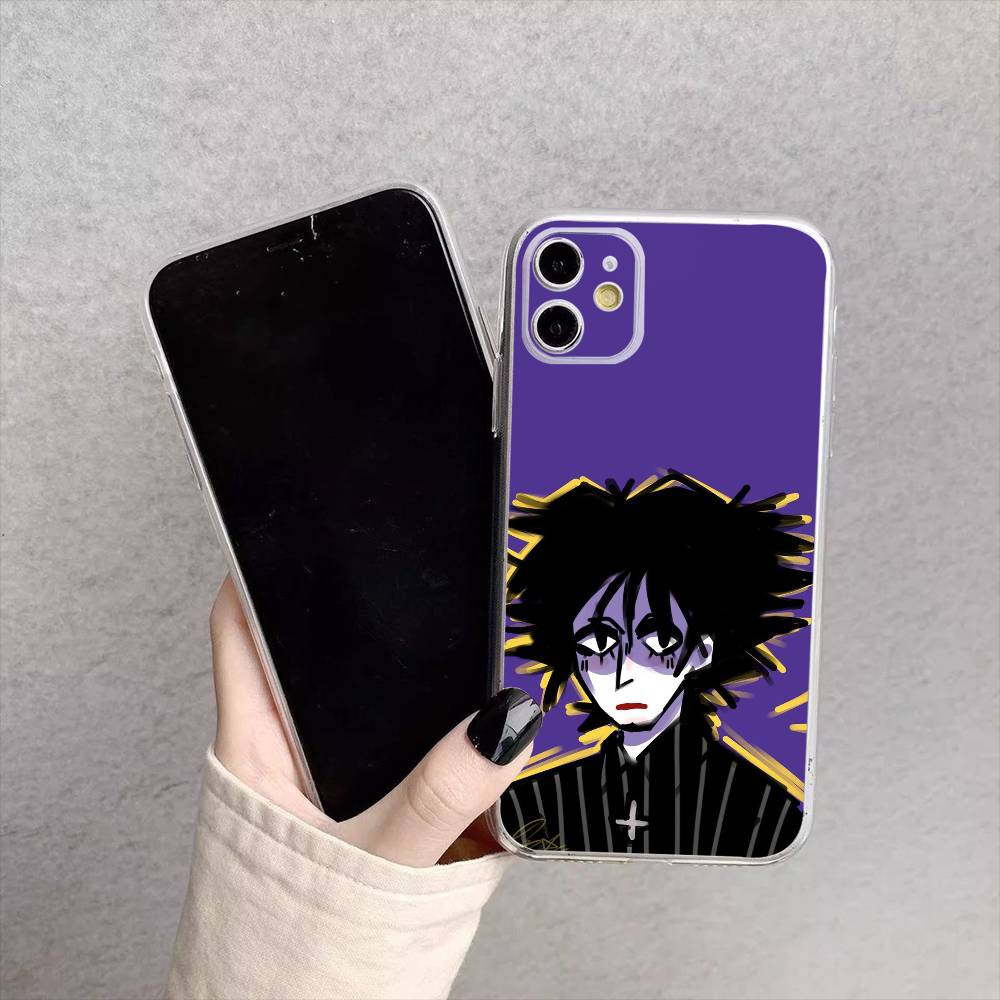 The cure Robert S-Smith Phone Case For iPhone17,16,15,14,13,12,11 Plus,Pro Max Soft Transparent Cover