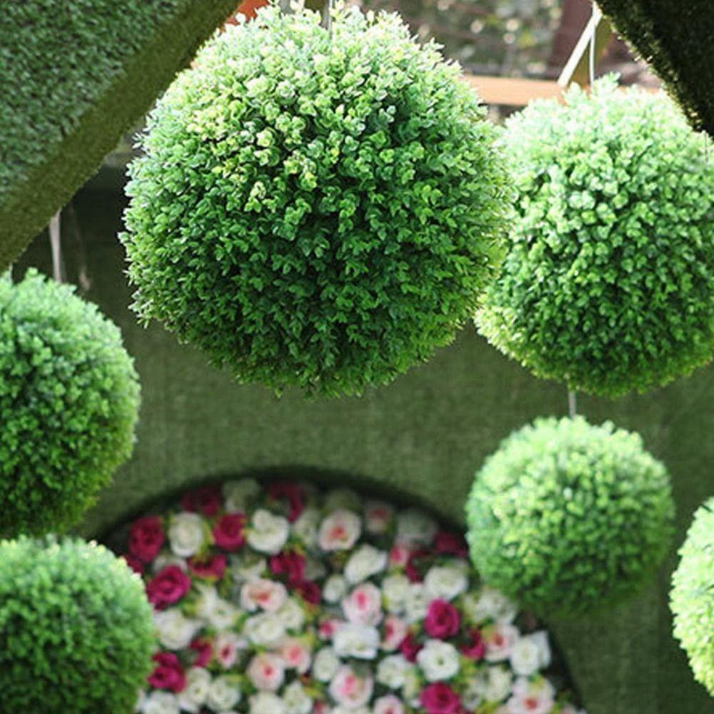 Outdoor Decoration Realistic Wedding Party Plant Ball Garden Green Plant Hanging Plant Grass Ball