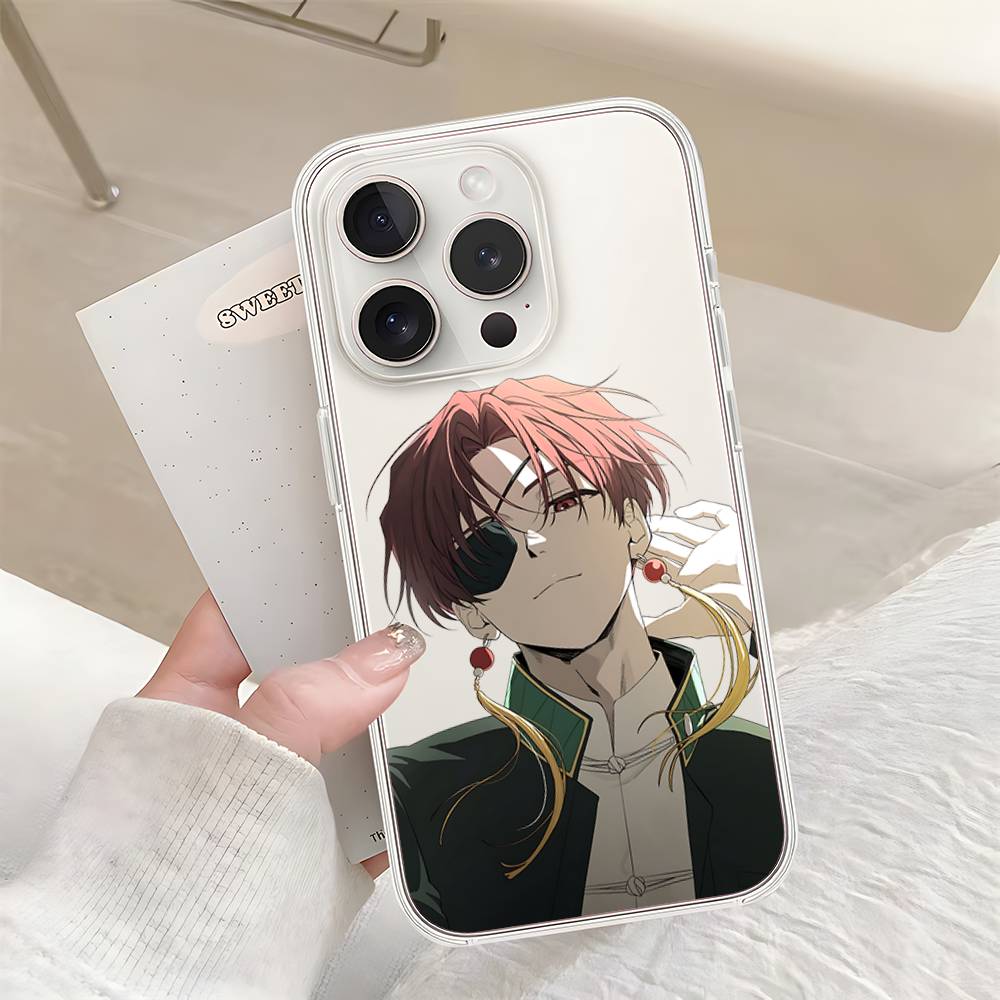 Amine W-WINDs BREAKERs Phone Case For IPhone 17 16 15 14 Plus 13 12 11 Pro Max Phone Back Cover Transparen