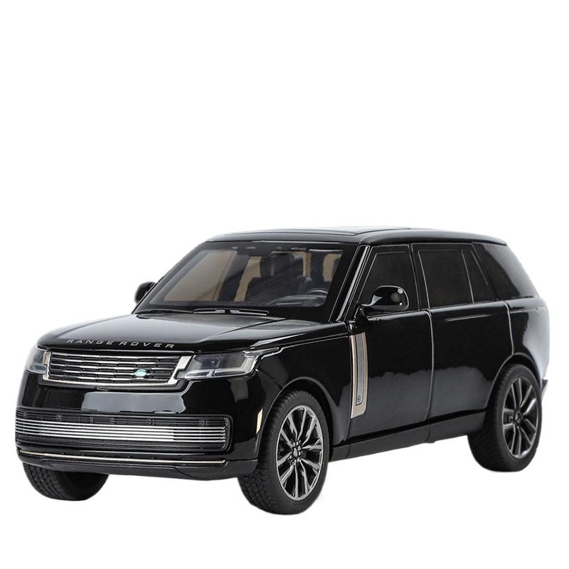 

1/32 Внедорожник Land Rover Range Rover из сплава, литая металлическая миниатюрная модель автомобиля, коллекция, детские игрушечные транспортные средства чёрный