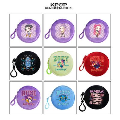 Kpop Dämonenjäger Plüsch Münzbörse Cartoon Anime Aufbewahrungstasche Studenten Kopfhörertasche Münzbörse HUNTRIX