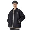 Printed American Black Casual Coat Men'S Loose Large Size Top High Street Flight Jacket Trendy Brand