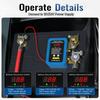 12V Auto Remote Power Cut-off Switch Battery Disconnect Switch Led Voltage Display Power Shut Off Switch Anti-leakage Protection