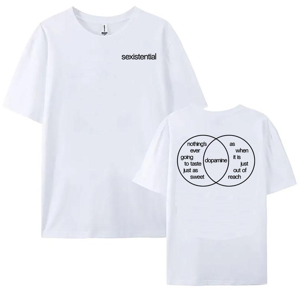 

Sexistential Album Graphic Print Tees Merch Singer Robyn Design Fashion T-shirt Unisex Streetwear 100%Cotton Soft Women Shirt Anime T-shirt summer Top XS
