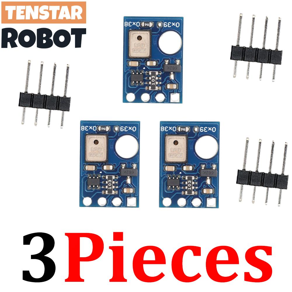 

TENSTAR 3pcs AHT10 Sensor High Precision Digital Temperature and Humidity Module I2C Replace DHT11 SHT20 3pcs AHT10 Sensor