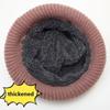 Flower Floral Knitted Bucket Hat Handmade Warm Fisherman Hat Retro Woolen Hat  Outdoor