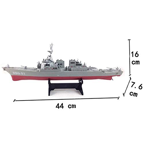 Guided Missile Destroyer Ship Model, Static Toy Display Stand, Warship Model, DIY Educational Toy, Hobby Kids Gift