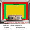2D Tropical Sunset Tapestry, Crashing Ocean Waves for Bedroom Decor
