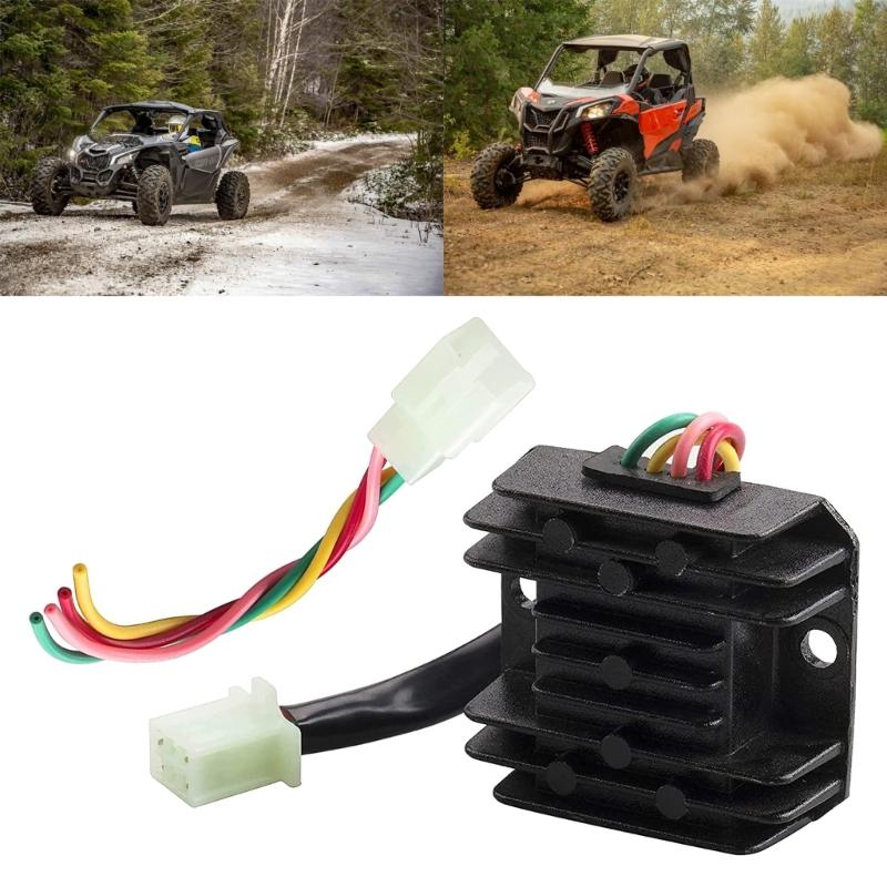 12V Motorbike Beach Biking Enthusiasts Regulator Rectifier With Four Pin Connect For Enhancing Electrical Performances
