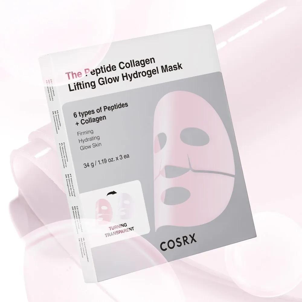 The Peptide Collagen Lifting Glow Hydrogel Mask (Pack of 3)