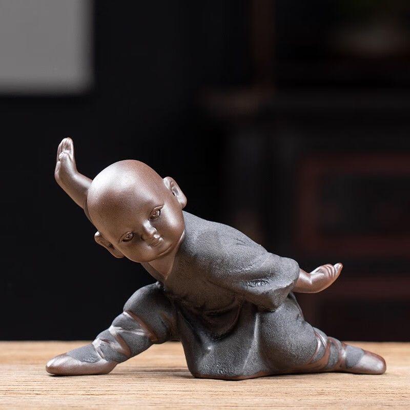 Zen Zisha Little Monk Tea Pet Figurine