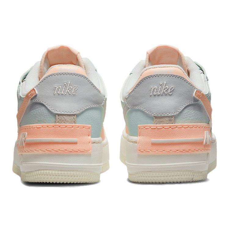 Nike  Air Force 1 Shadow Barely Green Crimson Tint Women Sneakers Orange Sail Photon-Dust CU8591-104