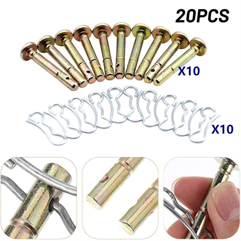2/10/20Pcs Shear Pins&Cotters For For SnowBlowers 738-04124A 714-04040 Outdoor Garden Snow Blowers Parts