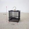 Small Insect Box Cage Wood Cricket House Portable Pet Cage Parrot Stand Cage for Lovebirds Cockatiels Budgies