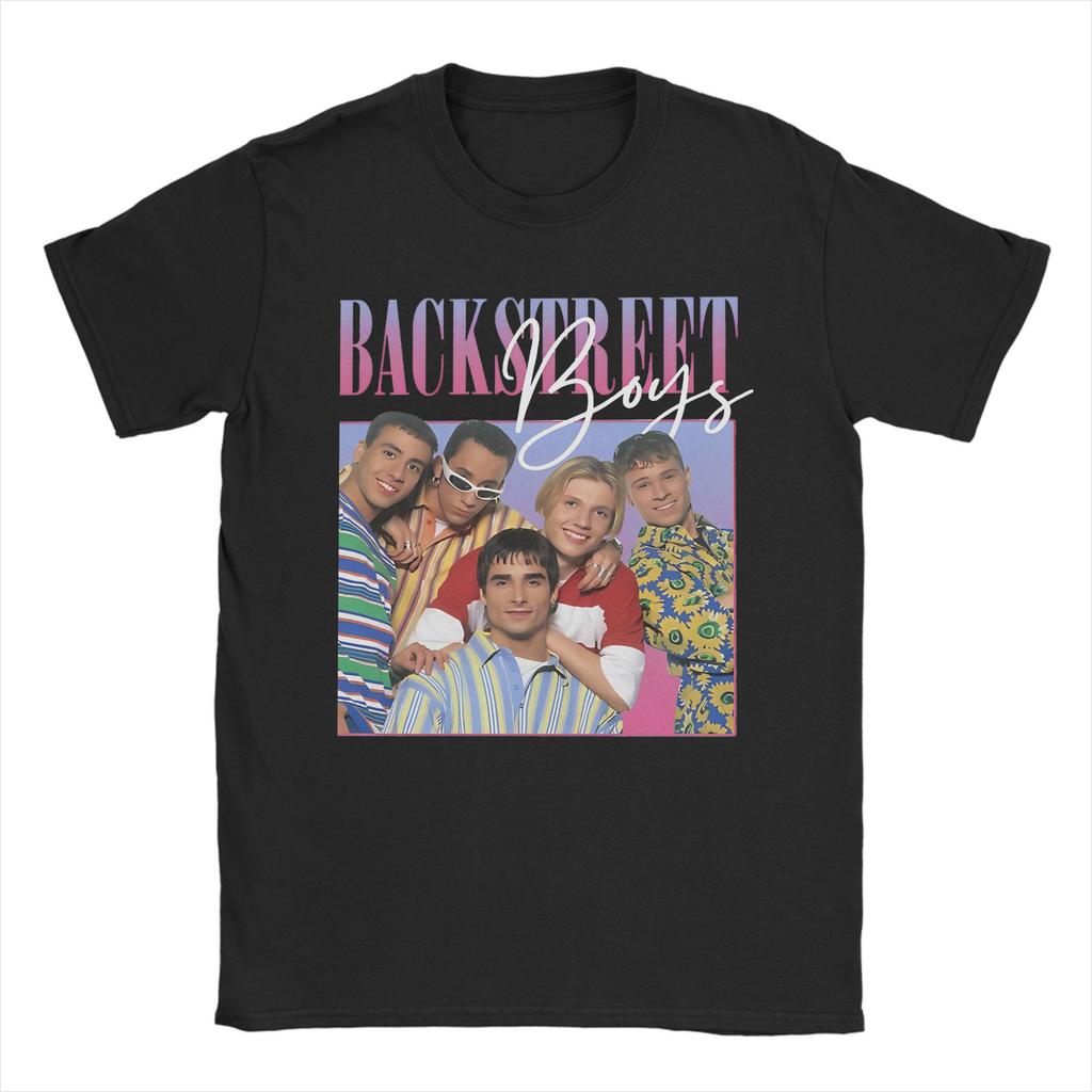Funniest Backstreet Idol Fot You Men's T Shirt Backstreet Boys Casual Tee Shirt Short Sleeve Crew Neck T-Shirts Graphic Tops