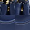 PRADA Galleria Tote Bag 2WAYShoulder Blue Safiano Women Used