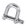 Screw Pin Anchor Shackle Stainless Steel DShaped Bow Shackle for Chains Outdoor Camping Survival Rope(M10 )