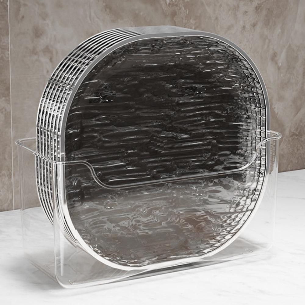 Plastic Candy Plate Transparent Dinner Plate Easy To Clean Fruit Plate  Kitchen