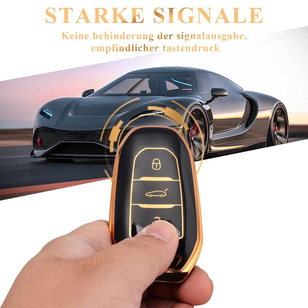 Car Key Fob Cover Key Case Protective 3 Buttons For Peugeot 3008 5008 208 308 408 508 307 Citroen C1 C3 C4 C5 Grand Picasso Ds3