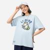 Li Ning Drop Shoulder Sleeve T Shirt Women's Cloud Blue AHSU750-2
