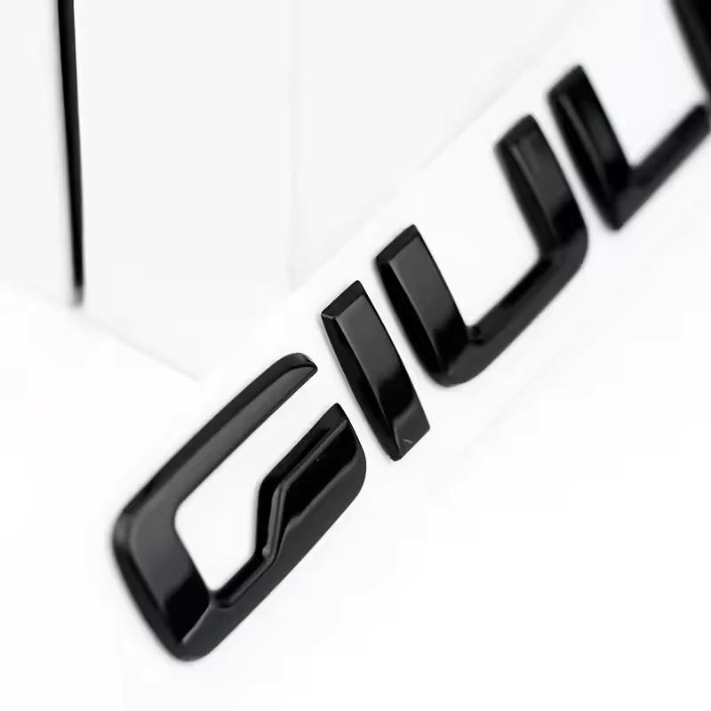 Autocollant Logo Emblème Lettre de Voiture 3D ABS Coffre Arrière Accessoires Auto Pour R/omeo 147 156 Q2 Q4 Ti Veloce Giulia Stelvio