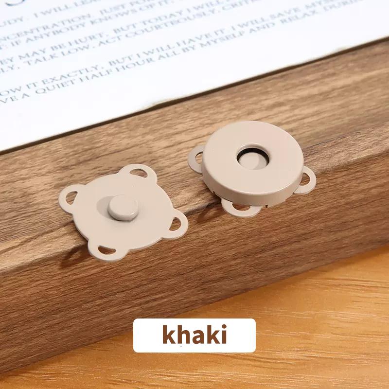 10 Sets Magnetic Snap Button Metal Plum Blossom Sew On Button Clasps Fasteners for Purses Handbag Clothes DIY Accessories