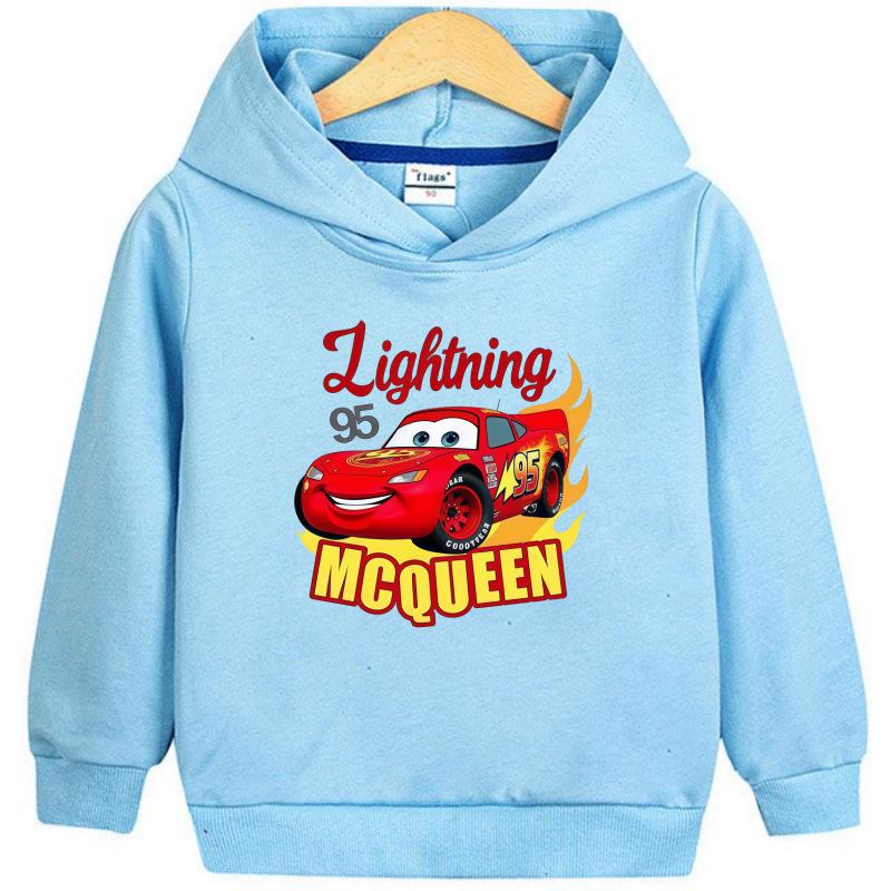Moletom de Corrida Lightning McQueen 95 para Crianças - Blusa Primavera/Outono