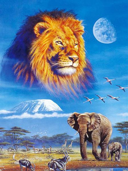 

5D Алмазная вышивка Животные Стразы Мозаика Алмазная картина Волк Полный квадратный круглый дрель Вышивка крестом Домашний декор Full Round 20x25CM