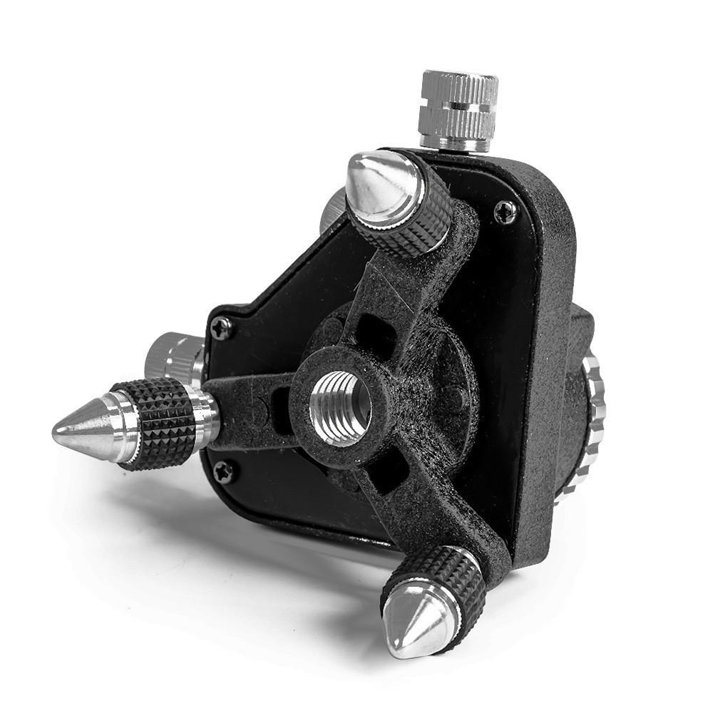 High-Precision 360° Metal Micro-Adjustment Leveling Base with Digital Display