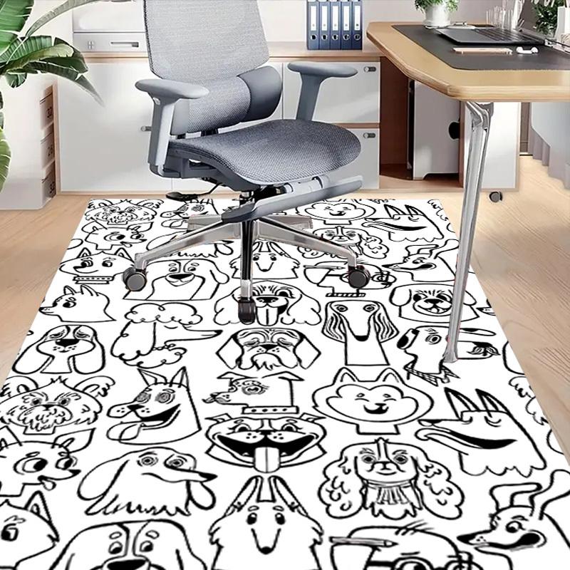 1PC Dog Pattern Extra Large Non-Slip Floor carpet, Office, family, bedroom, Studio - Large Area RugJ0326