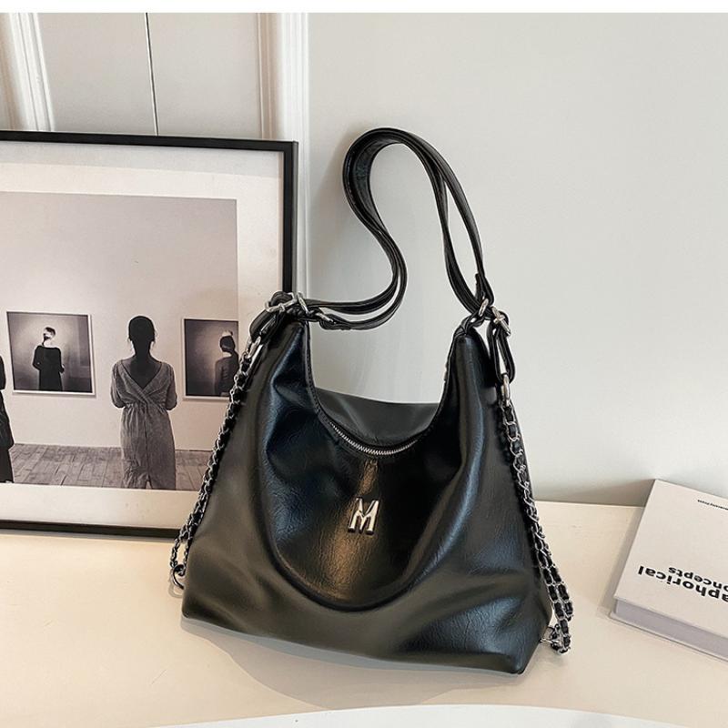 Casual PU Leather Fashion Backpacks Multi-functional Tote Bags for Women Large Capacity Female Handbags All-match Shoulder Bags