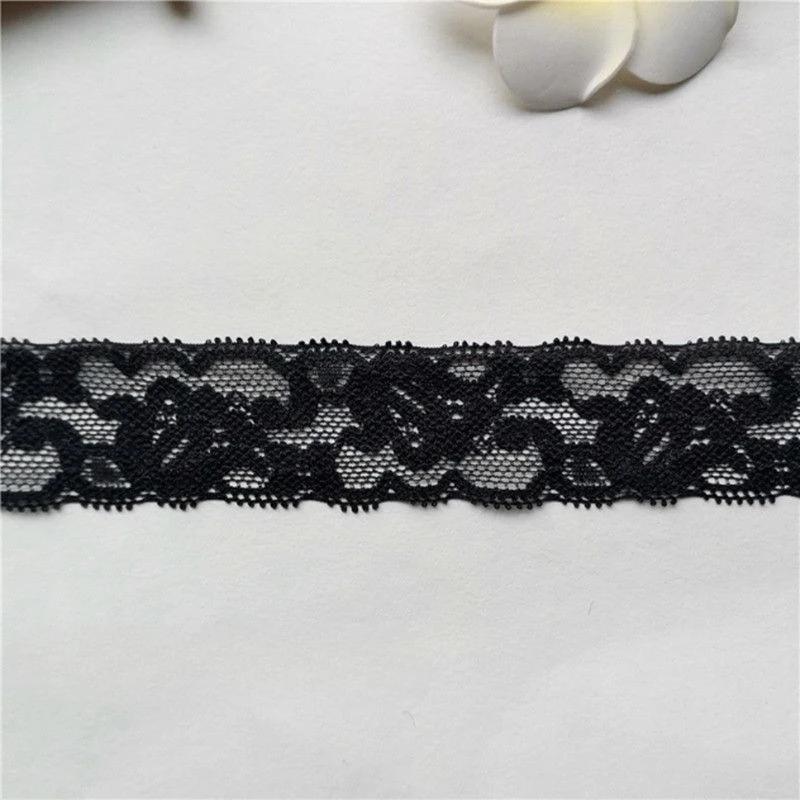 Color Elastic Lace High Quality Soft Elastic Lace Accessories with Hollow Elastic Lace DIY Apparel Sewing Supplies