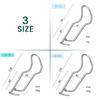 Plant Cages Steel Buckle Fixing Clamp Garden Greenhouse Pipe Support Fixing Clamp Connector Steel Pressing Spring Wire Clip