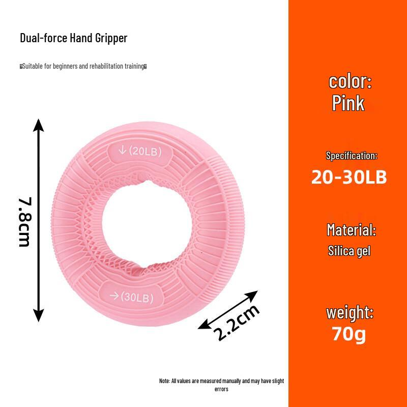 Longchan Striped Silicone Hand Grip Exerciser