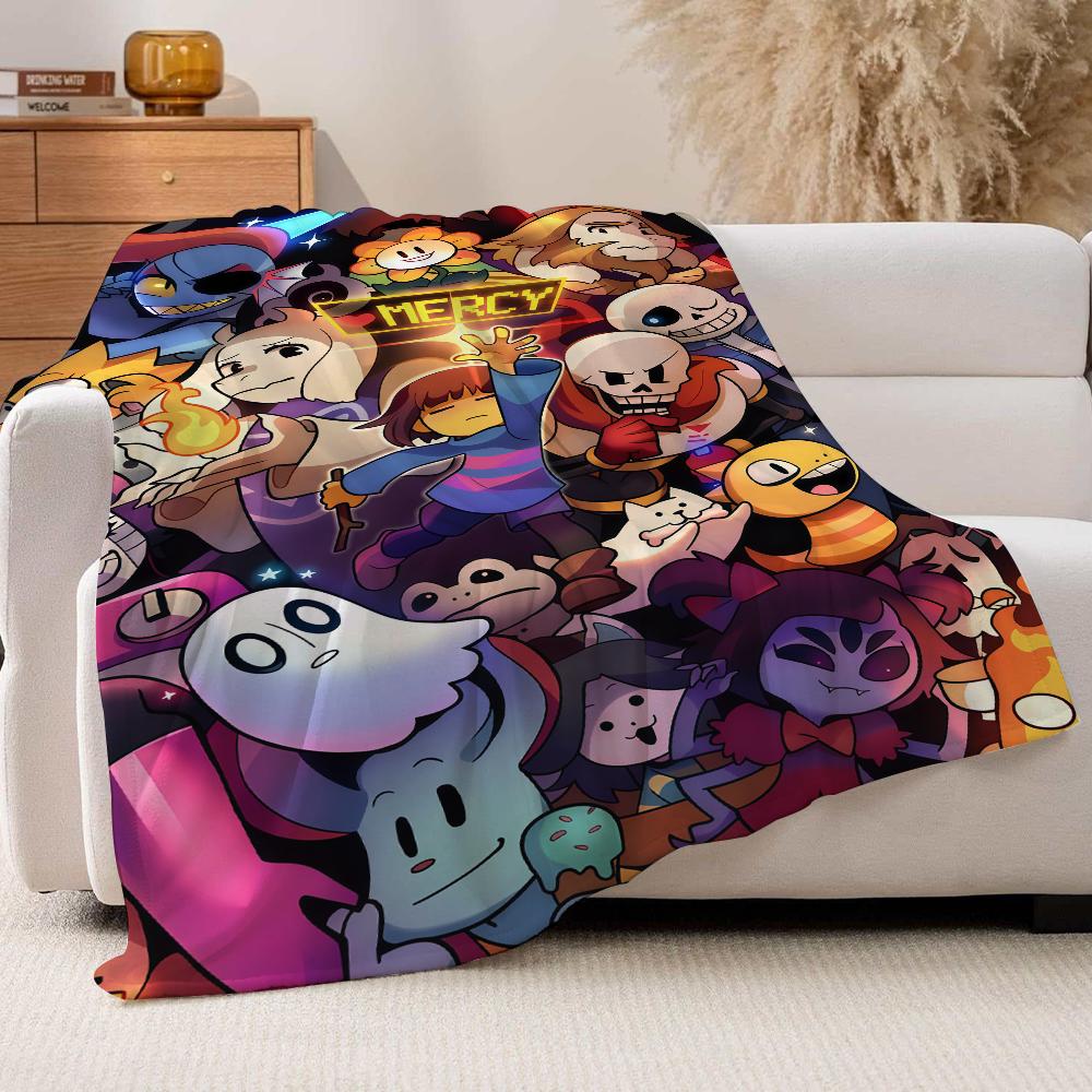 Adventure game u Undertale Blanket For Sofa Office Bed Plane Travel Sleep Read Relax Camping Soft And Warm