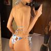 Schmetterling Gedruckt Mit Rock Bikini Frauen Bademode Weiblichen Badeanzug Vier-stück Bikini set Badende Badeanzug Schwimmen Dame