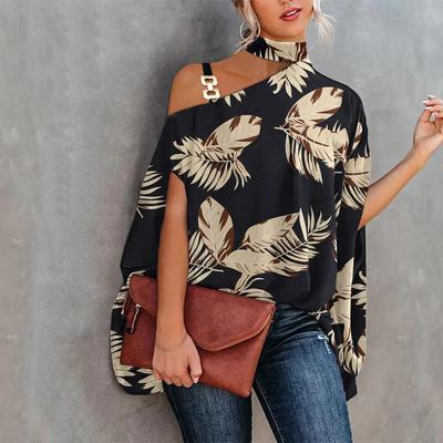 Women Off Shoulder White Tops Summer Sexy Halter Shirt Fashion Blouse  Casual