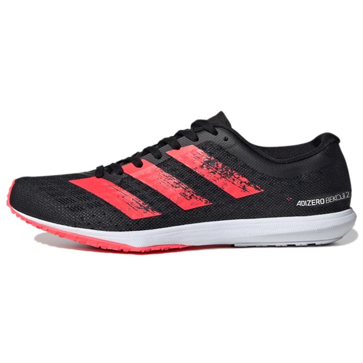 

Adidas Adizero Bekoji Mesh Cushioning Coverage Lightweight Low top Marathon Running Shoes Women s Black Red EG4652 38
