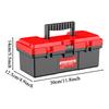 Hand Toolbox Portable Mini Easy Access Handled Heavy Duty Maintenance DIY Tool Storage For Vehicle Car Home Office Workshop