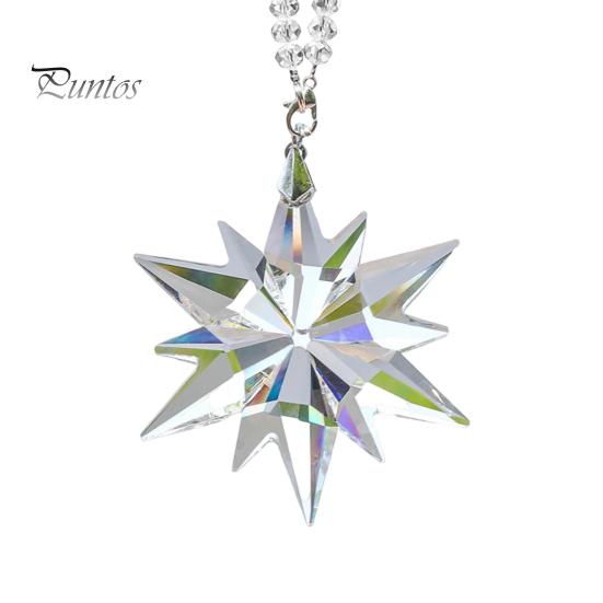 

Рождественские украшения Прозрачные снежинки Искусственные хрустальные украшения Снежинка Ловец солнца Подвесные украшения Аксессуары для праздничного украшения чистый