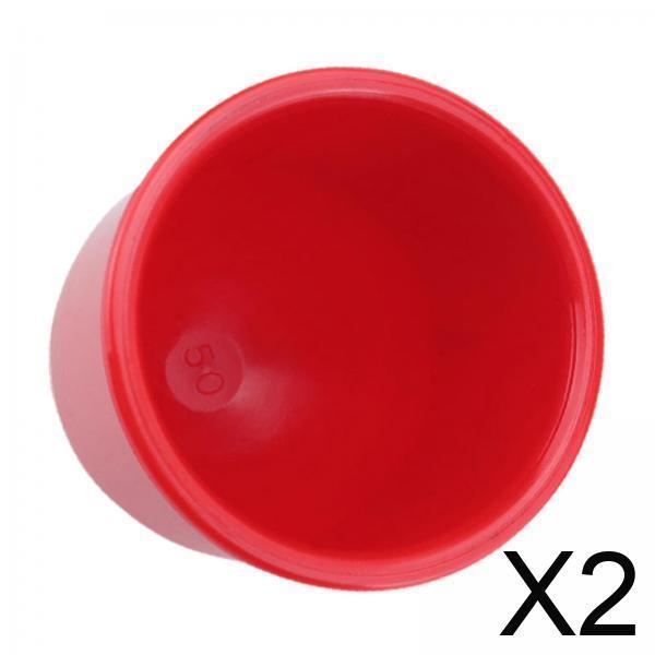 

50mm Trailer Hitch Ball Cover Durable Protective Tow Bar Ball Head Cap for Truck RV and Universal Fit червоний